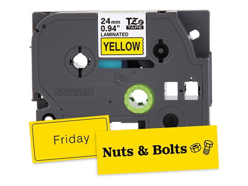 Brother TZe-651 - laminated tape - 1 cassette(s) - Roll (2.4 cm x 8 m)