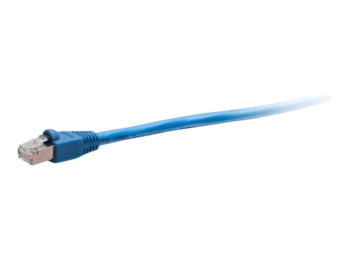 C2G 2ft Cat6 Snagless Shielded Ethernet Cable - TAA Compliant F-Series - Blue - patch cable - TAA Compliant - 61 cm -
