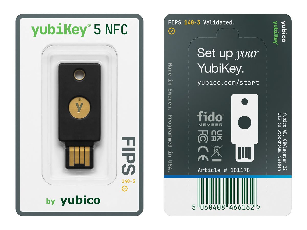 Yubico YubiKey 5 NFC FIPS - USB security key