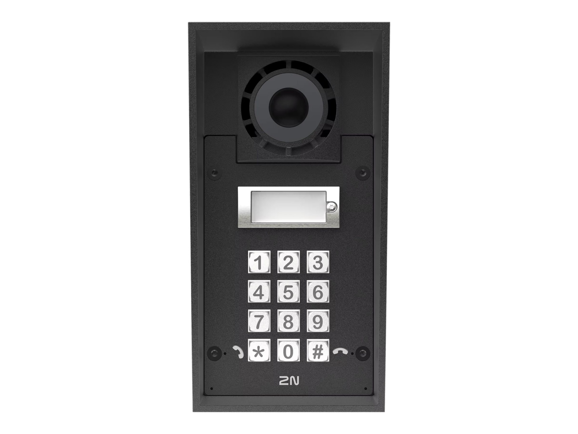 2N IP Force 2.0 - IP intercom station - 1 button, keypad, audio only