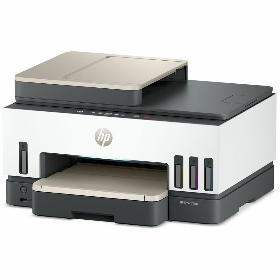 HP 7603 Wired & Wireless Smart Tank Inkjet Multifunction Printer - Color