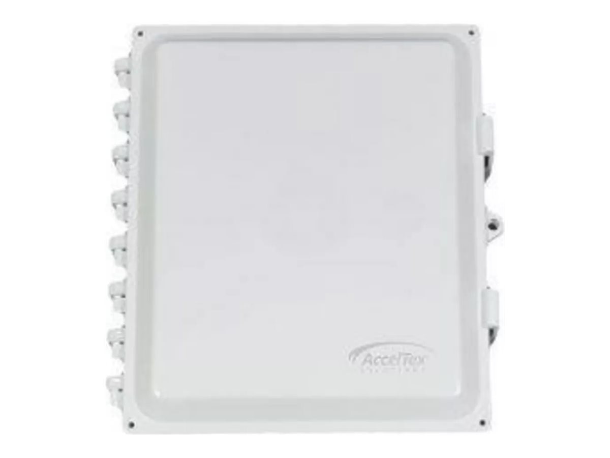 AccelTex Solutions network device enclosure - 14 x 12 x 6", polycarbonate,