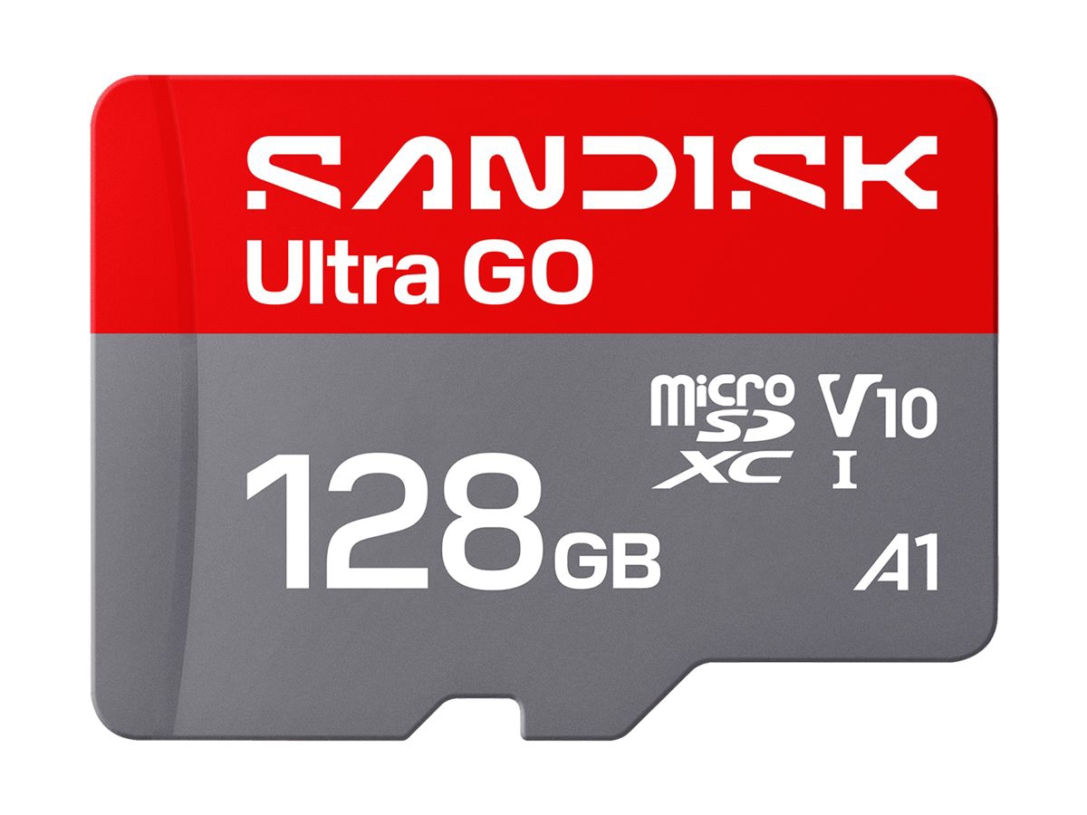 SanDisk Ultra GO - flash memory card - 128 GB - microSDXC UHS-I