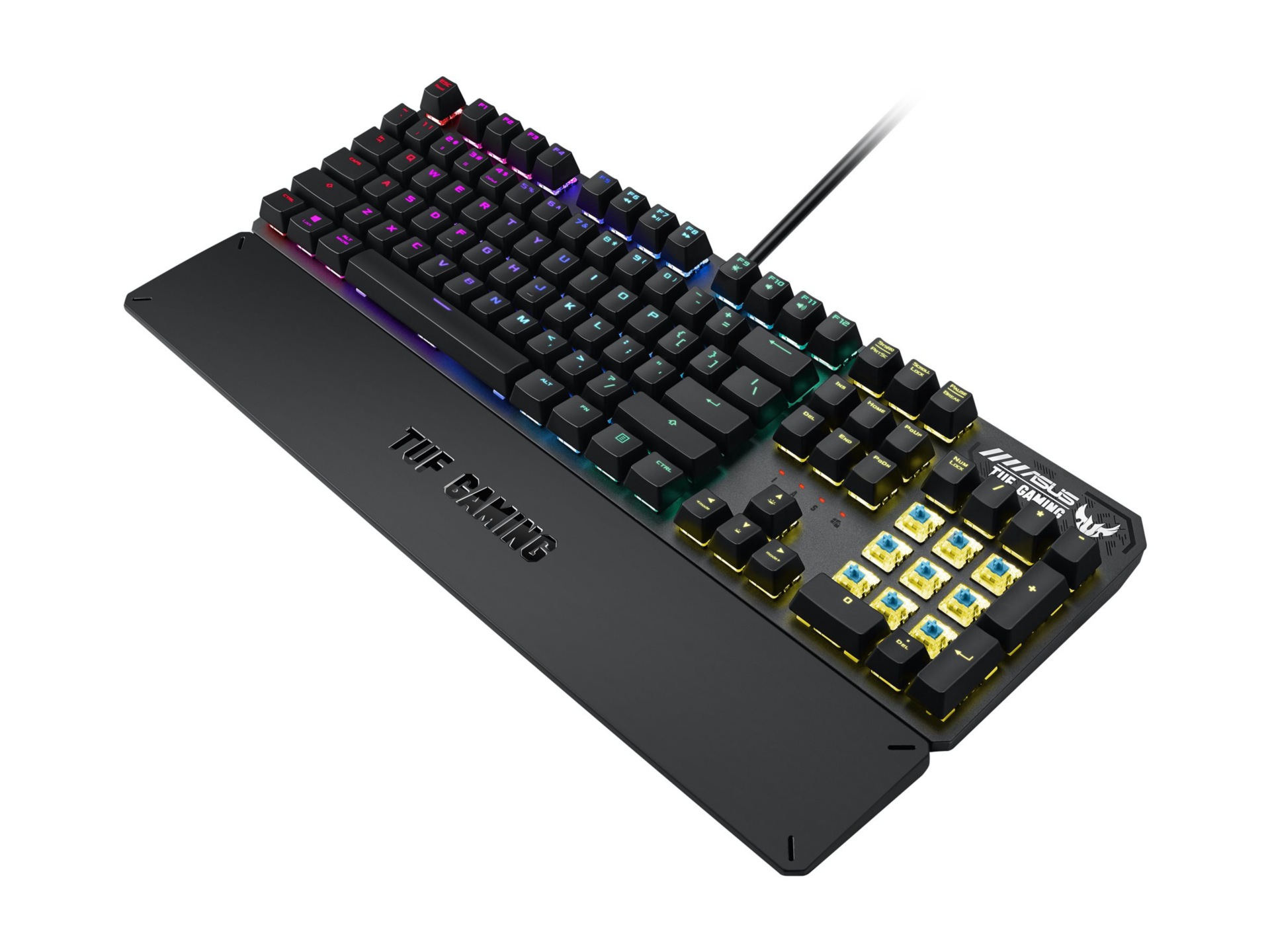 Asus TUF Gaming K3 - keyboard - QWERTY - US - gunmetal gray Input Device