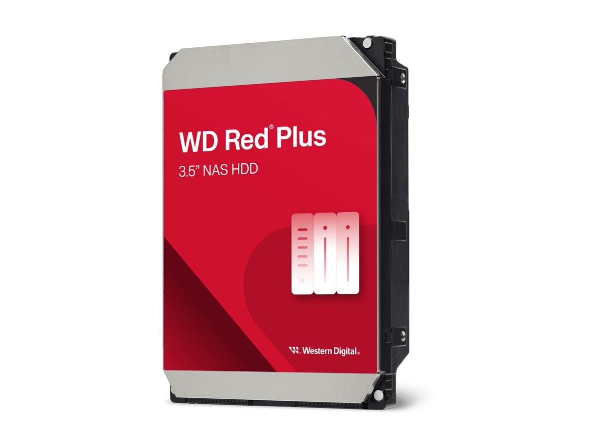 WD Red Plus - hard drive - 4 TB - SATA 6Gb/s