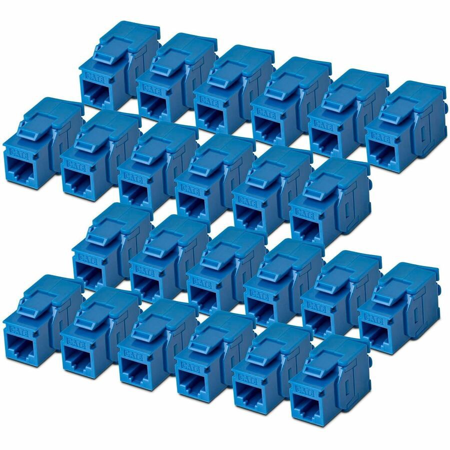 StarTech Cat6 Keystone Jack, 24-Pack RJ45 Ethernet Keystone Jacks, UTP Cat6