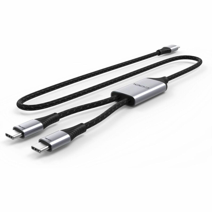 CODi USB-C to Dual USB-C Charging Cable with Lightning Adapter, 6 ft.