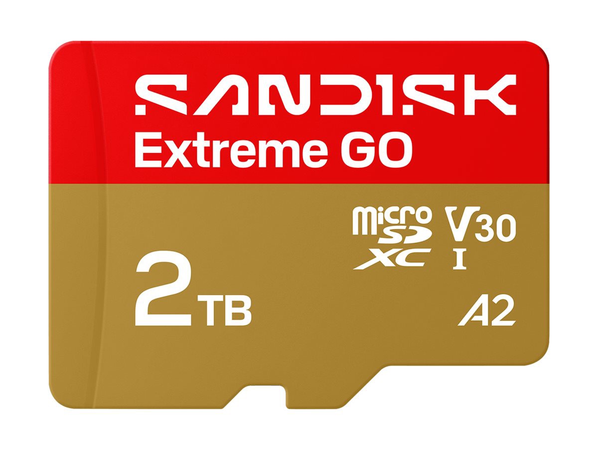 SanDisk Extreme Go - flash memory card - 2 TB - microSDHC UHS-I