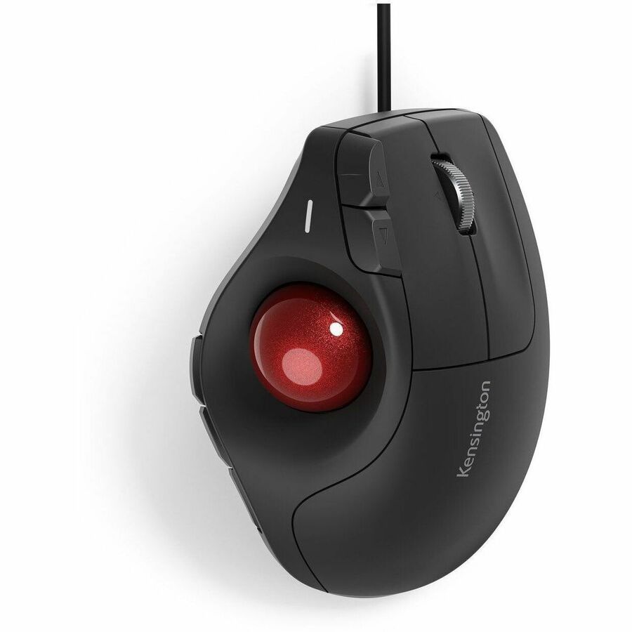 Kensington Pro Fit Ergo TB675 Vertical Wired Trackball - Ergonomic Thumb-Op