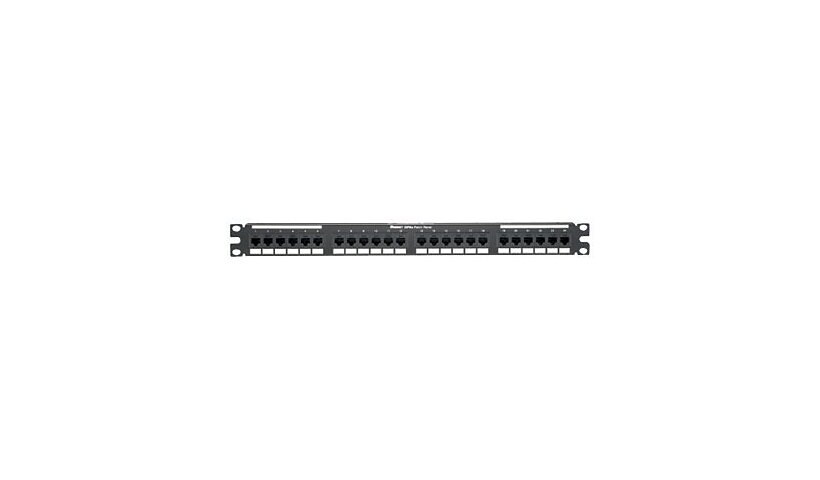 Panduit DP5e patch panel - 1U - 19"