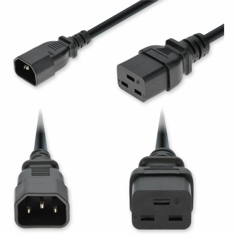 Proline 6ft C14 Male to C19 Female Standard Commercial Temp 14 AWG 250V at