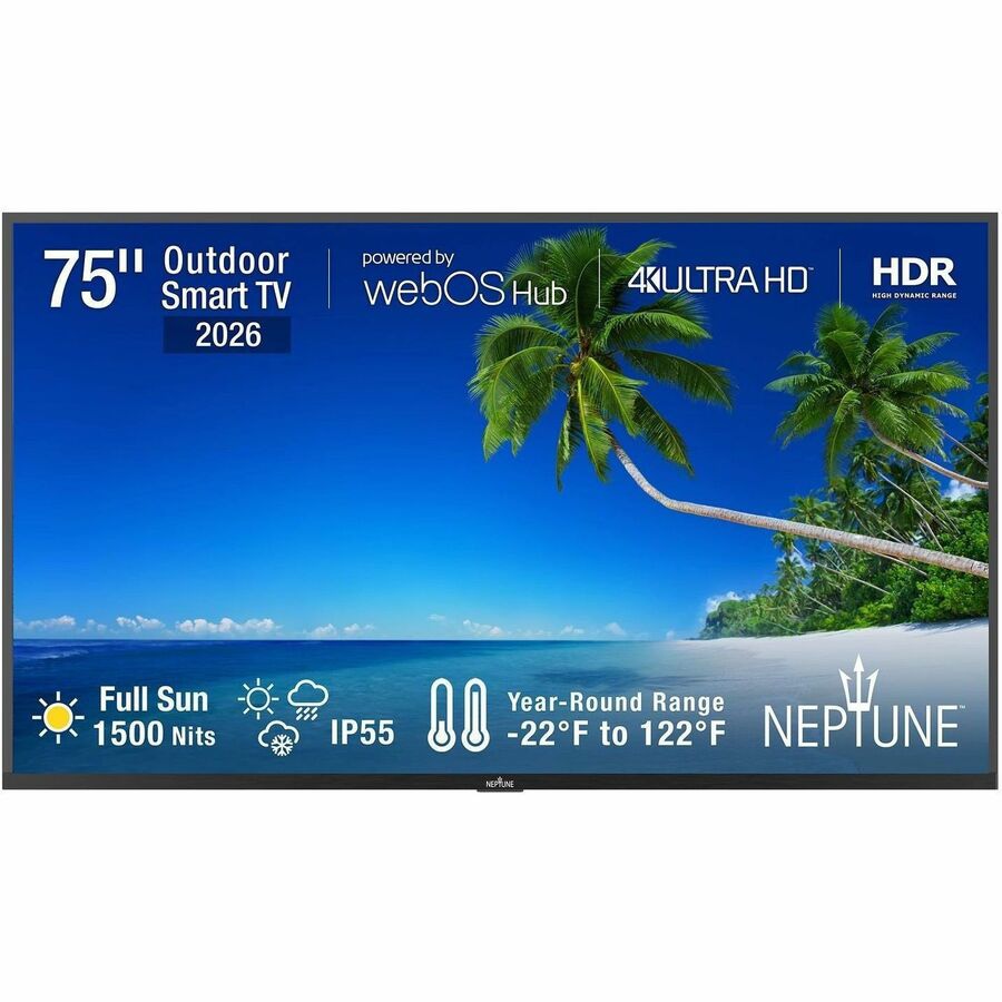 75" Neptune™ Full Sun Outdoor Smart TV