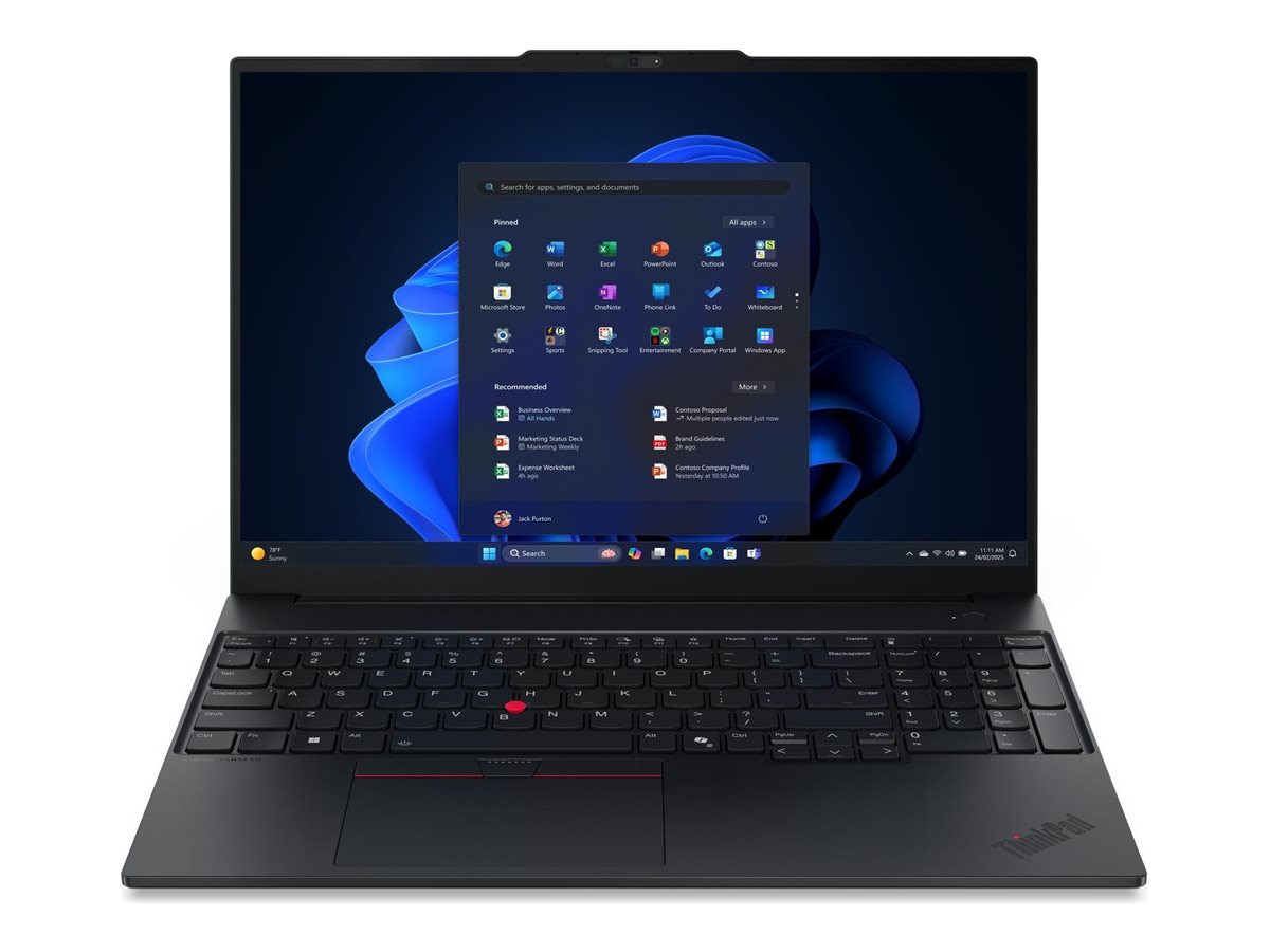 Lenovo ThinkPad E16 Gen 3 - AI PC - 16" - AMD Ryzen 5 - 230 - 8 GB RAM - 25