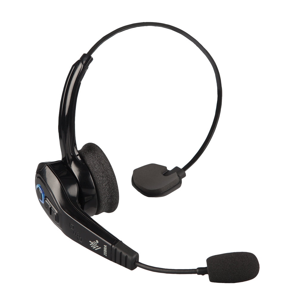 Zebra HS3100 Short Boom Mod - Wireless Headset - Noise-Canceling - Lightwei