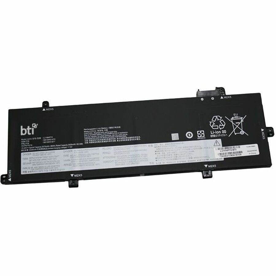 BTI L21M4P74-BTI 15.44V 86WHR LI-ION BATTERY L21M4P74, SB10W51972, 5B10W518