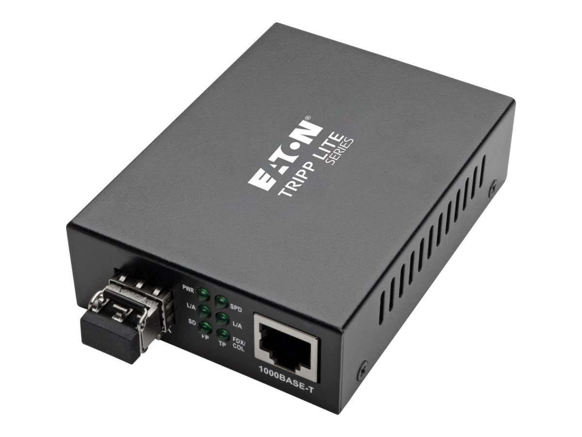 Eaton Tripp Lite Series Gigabit Multimode Fiber to Ethernet Media Converter