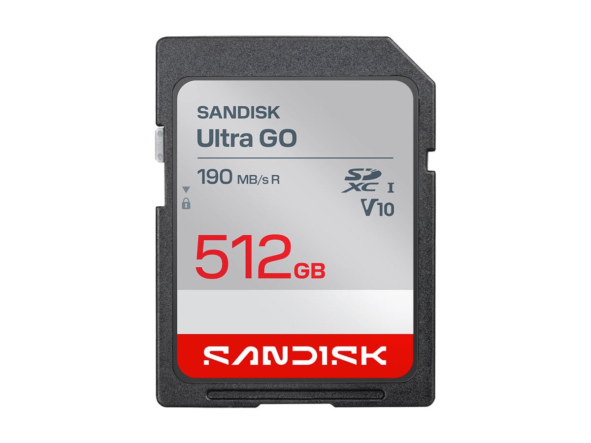 SanDisk Ultra GO - flash memory card - 512 GB - SDXC UHS-I