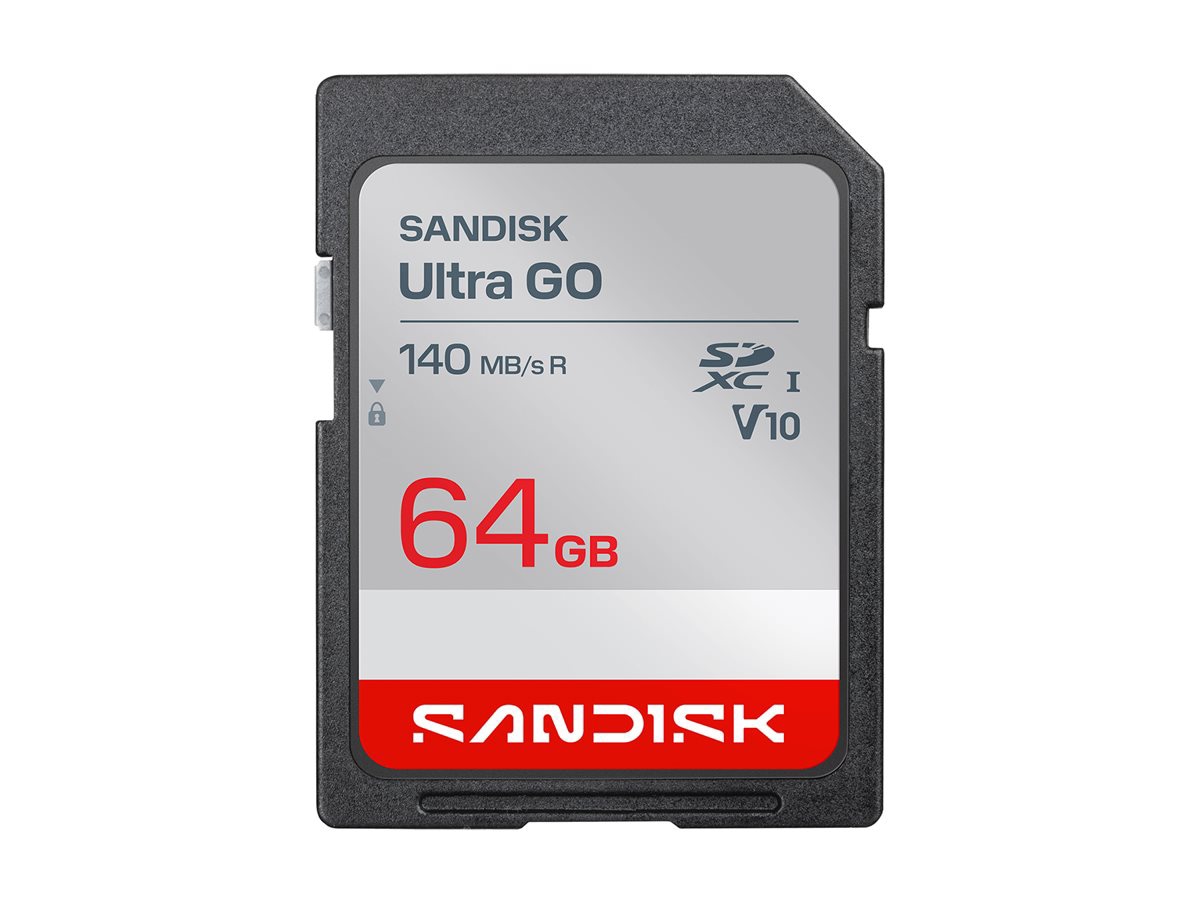 SanDisk Ultra GO - flash memory card - 64 GB - SDXC UHS-I