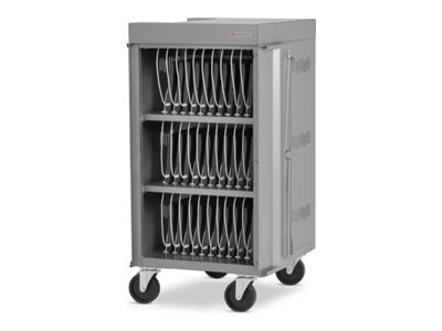 Bretford Cube Cart Slim Pro TVCSPD36PS cart - pre-wired - for 36 notebooks