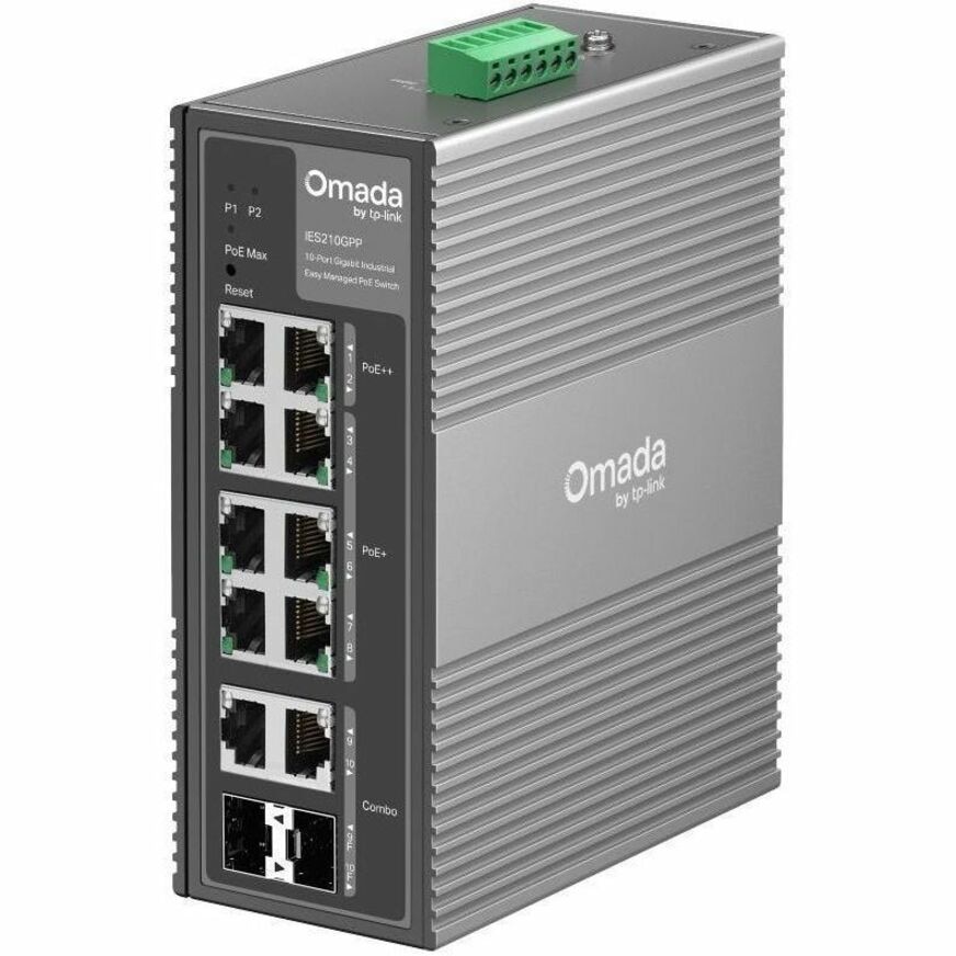 Omada Omada 10-Port Gigabit Industrial Easy Managed Switch with 6-Port PoE+