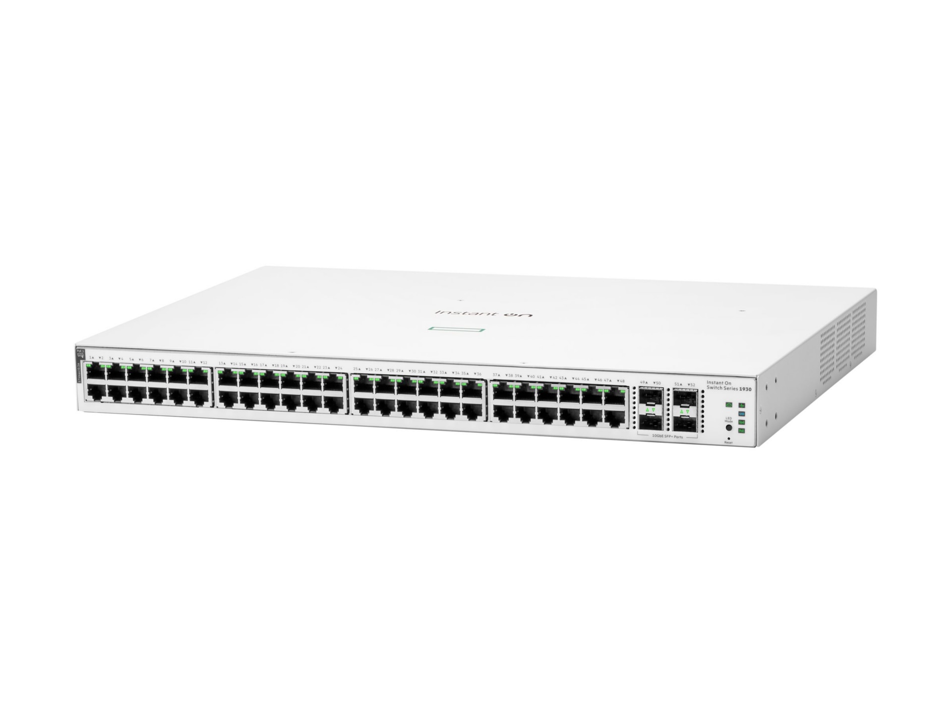 HPE Networking Instant On 1930 48G Class4 PoE 4SFP/SFP+ 370W Switch - switc