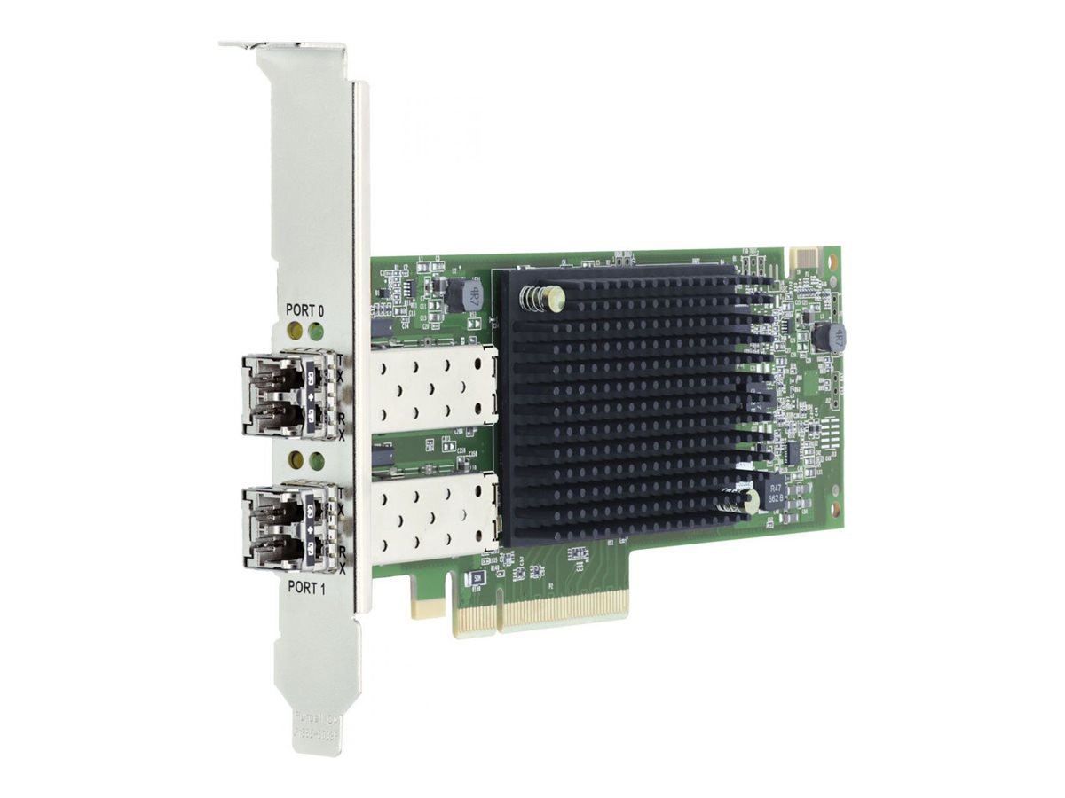 Emulex LPe37102 - secure host bus adapter - PCIe 4.0 x8 - 32Gb Fibre Channe