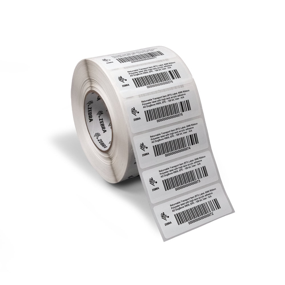Zebra - RFID labels - 8000 label(s) - 98.4 x 33.3 mm