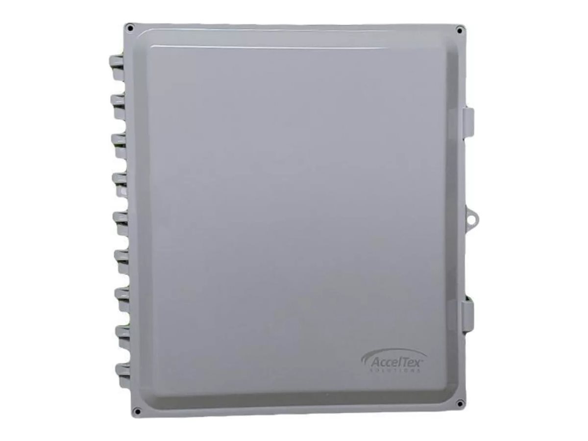 AccelTex Solutions network device enclosure - 14 x 12 x 6", heated, PoE, wi