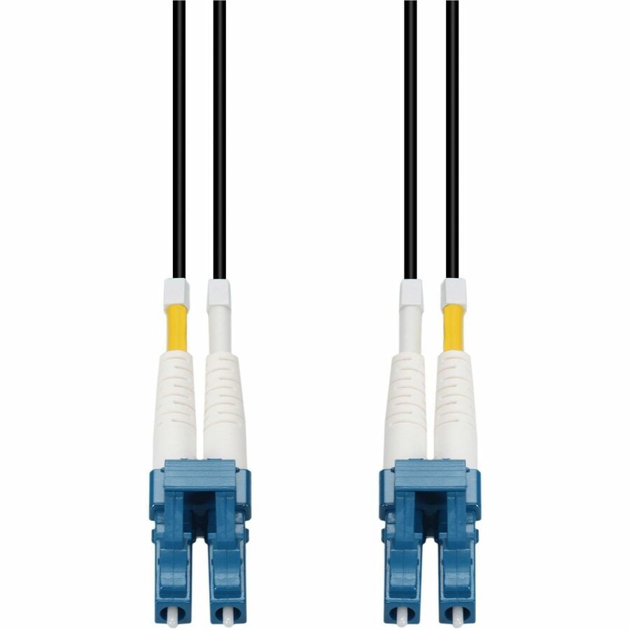 Proline 45m LC to LC Black OS2 Simplex OFNR (Riser-Rated) SMF Armored Outdo