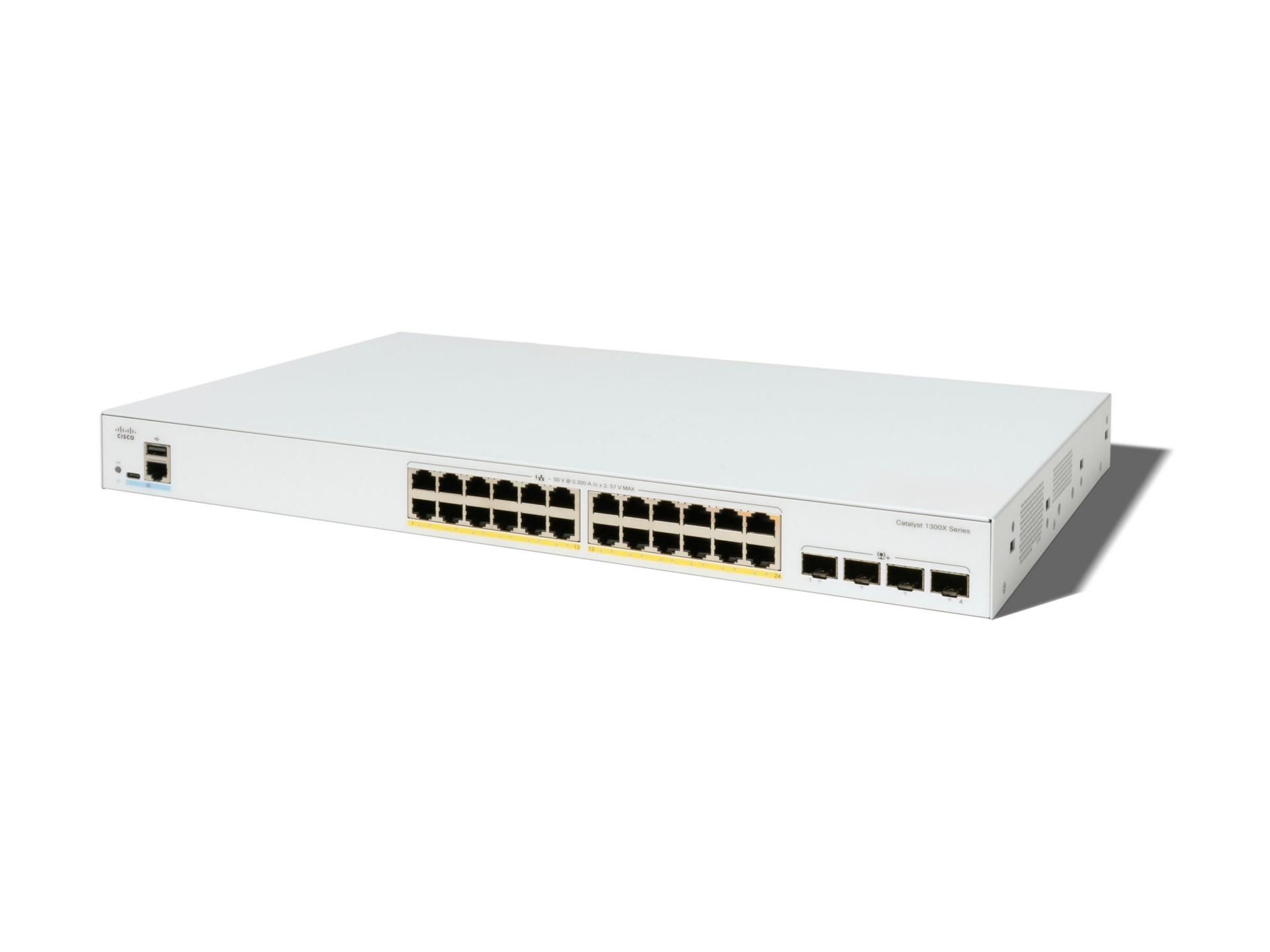 Cisco Catalyst 1300X-24P-4X - switch - 24 ports - managed - rack-mountable