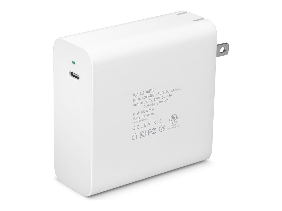 CELLAIRIS power adapter - 1.83 m USB-C cable - USB-C - 140 Watt