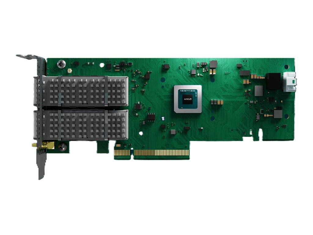 AMD Solarflare X4542 - network adapter - PCIe 5.0 x8 - 100 Gigabit QSFP56 x