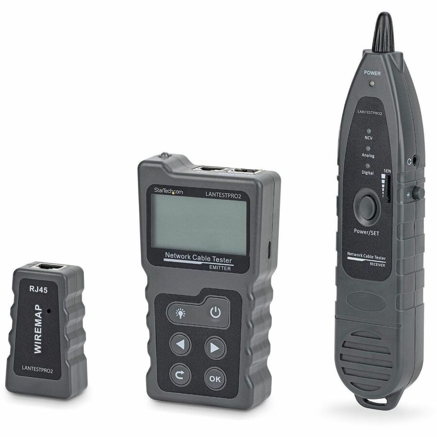 StarTech Network Cable Tester w/Tone Probe Tool, RJ45 LAN Cable Tester for