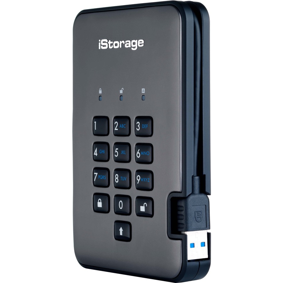 iStorage diskAshur PRO2 HDD 1 TB | Secure Hard Drive PIN protected | NCSC C