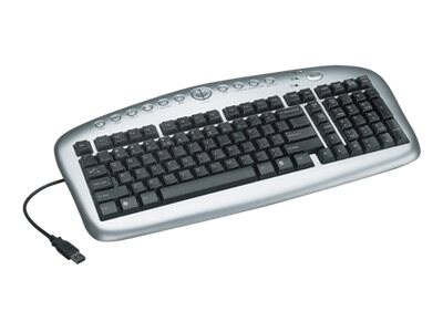 Tripp Lite Notebook Laptop Computer Peripheral Multimedia USB Keyboard
