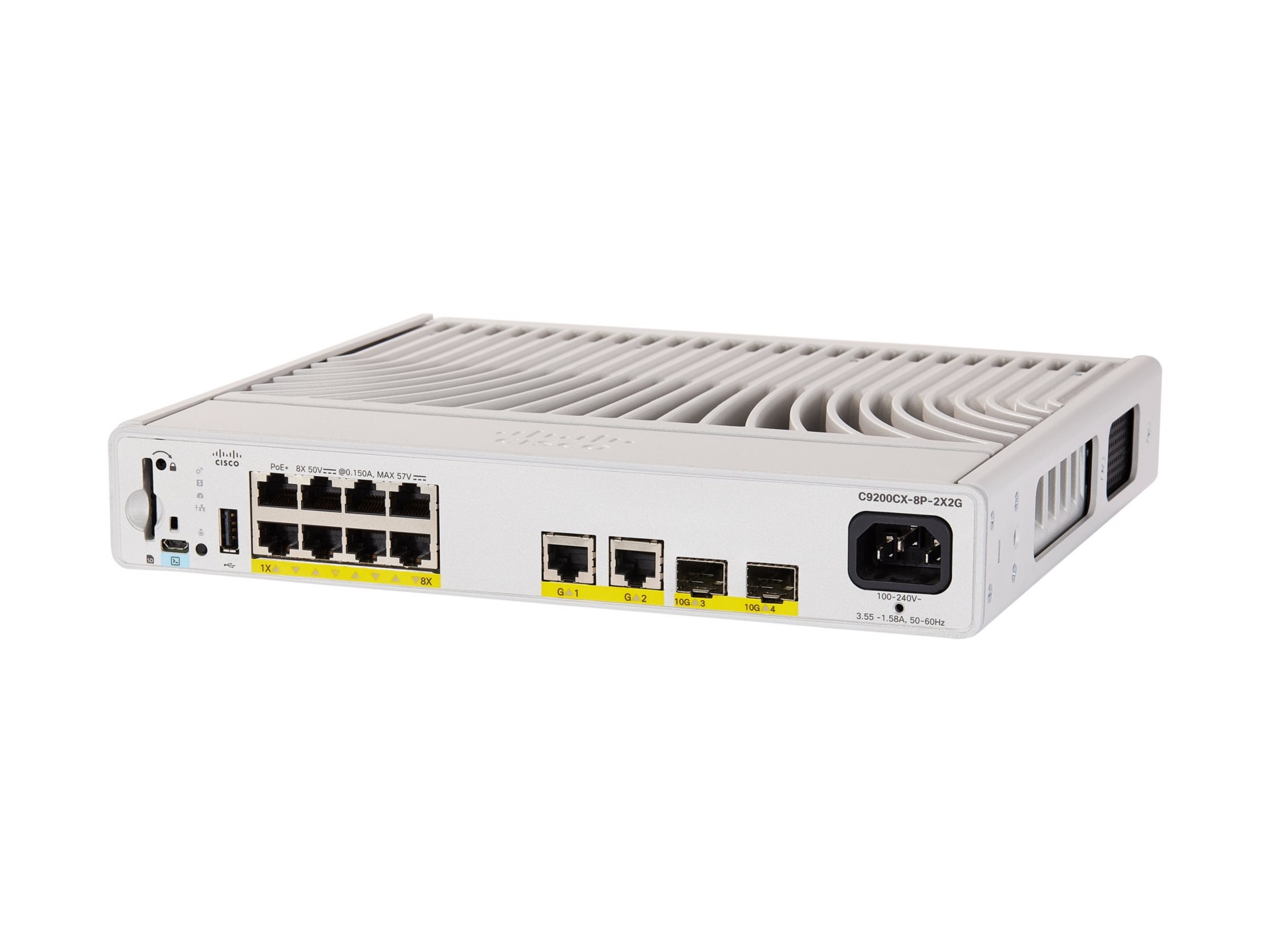 Cisco Catalyst 9200CX - Network Advantage - switch - compact - 8 ports - ma