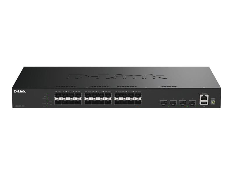 D-Link DGS 1530-28S - switch - 24 ports - smart - rack-mountable