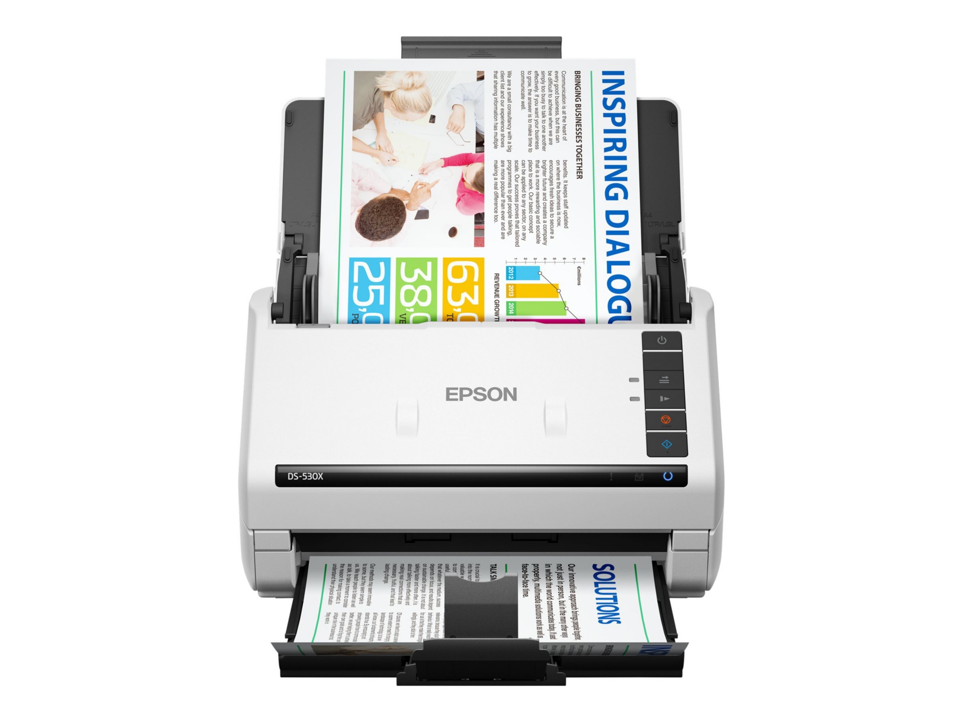 Epson DS-530X - document scanner - desktop - USB 3.2 Gen 1