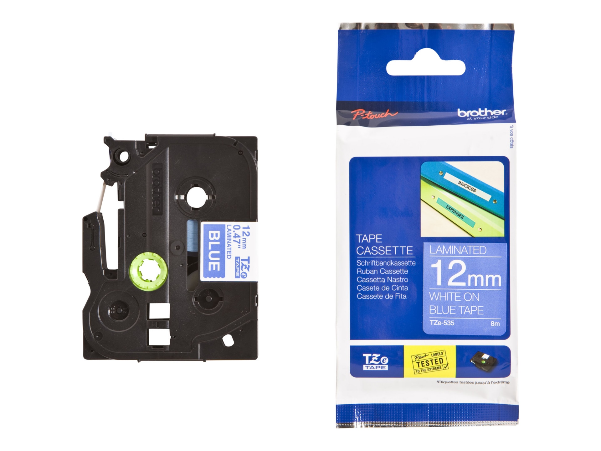 Brother TZe-535 - laminated tape - 1 cassette(s) -