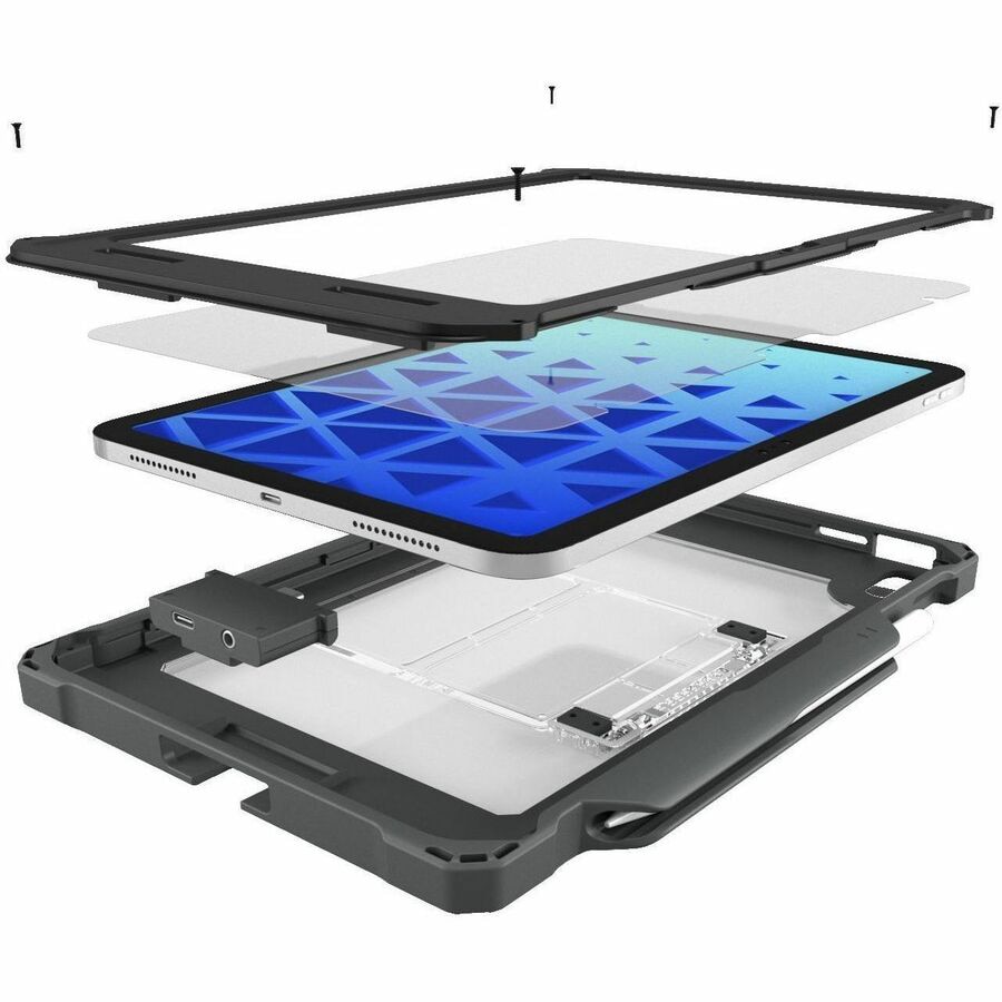 MAXCases Shield Extreme-X2 for iPad 10/11 10.9" w Updated /3.5 mm Adapter w