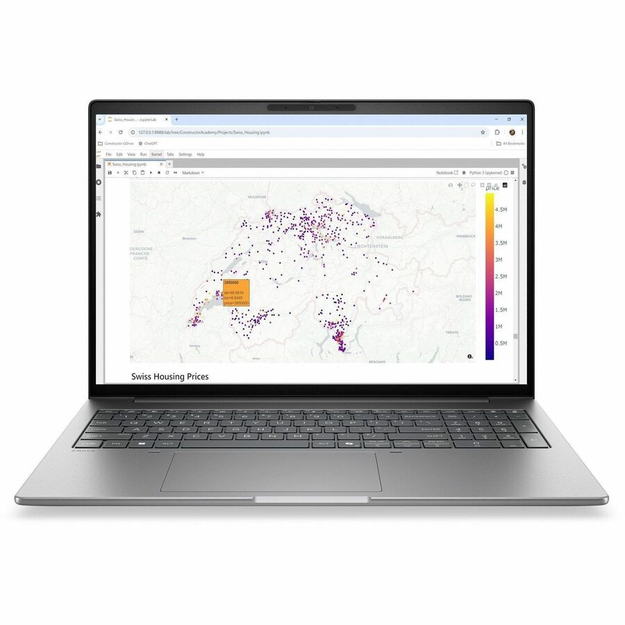 HP ZBook 8 G2a 16" Touchscreen Copilot+ PC Mobile Workstation - WUXGA - AMD Ryzen AI 9 Ryzen AI PRO 400 Series HX PRO
