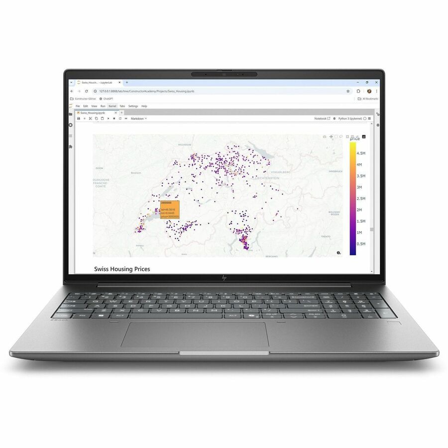 HP ZBook X G2i 16" Touchscreen Copilot+ PC Mobile Workstation - WUXGA - Intel Core Ultra 7 Series 3 356H - 32 GB - 512