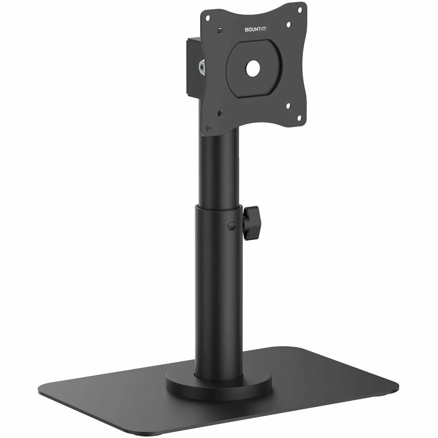 Mount-It! Desk Mount for Monitor, Display - Black - Landscape/Portrait