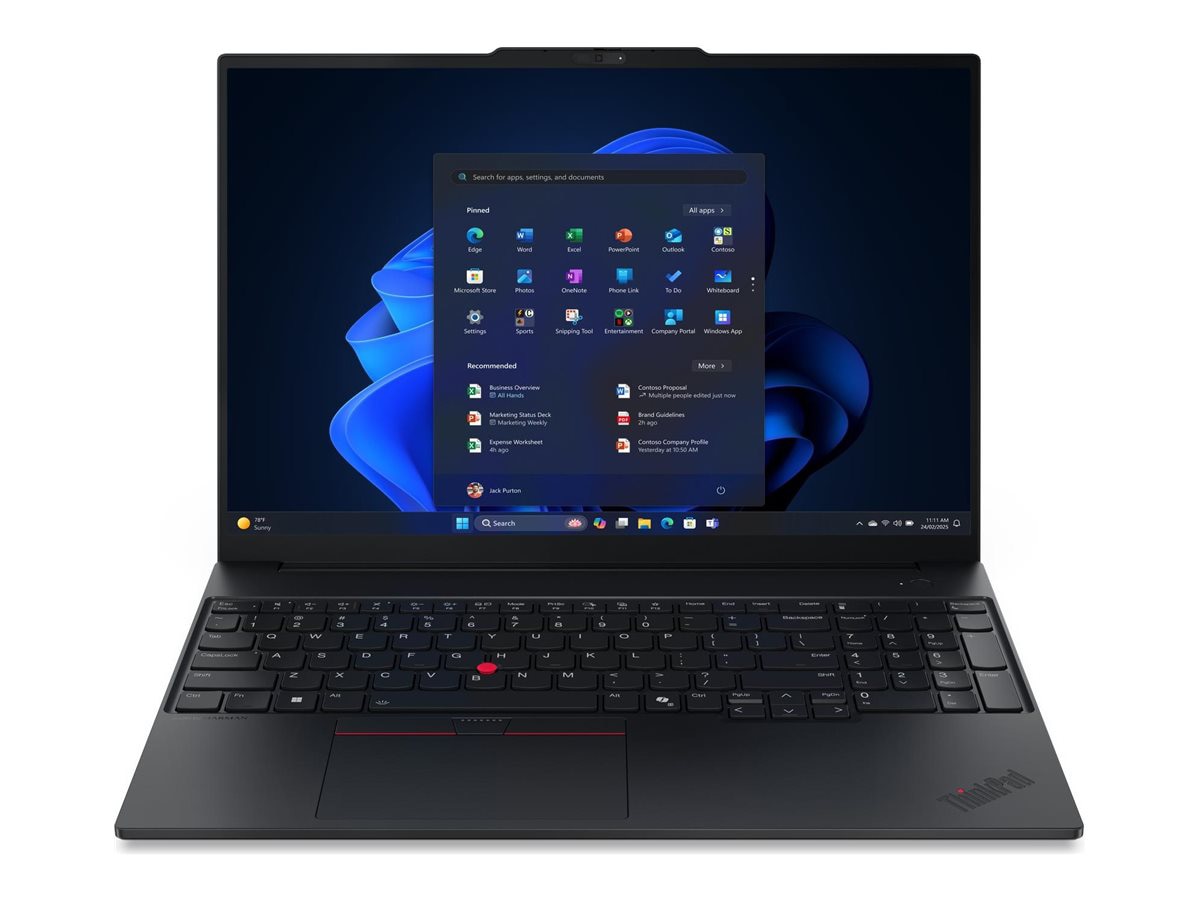 Lenovo ThinkPad E16 Gen 4 - Copilot+ PC - 16" - AMD Ryzen AI 5 - 330 - 16 G