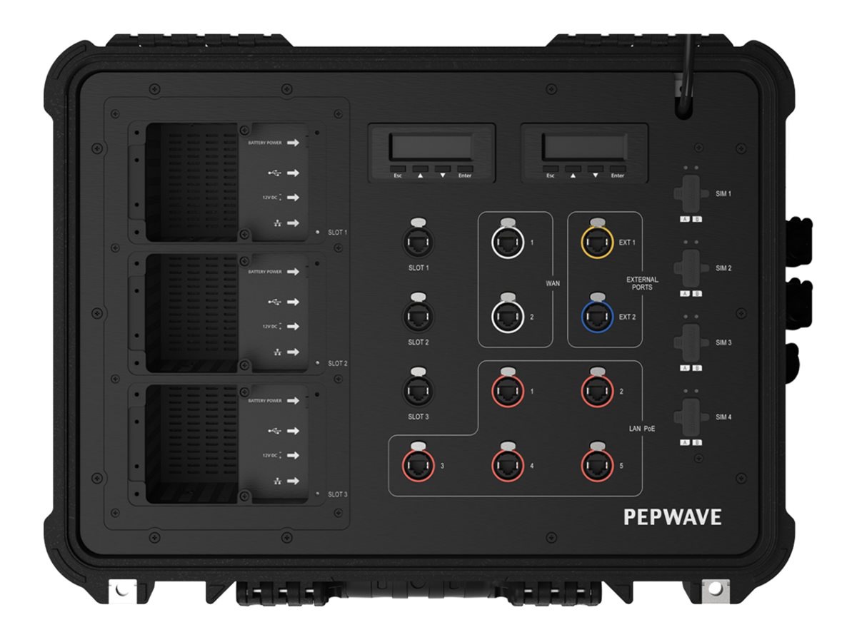 Pepwave PDX - wireless router - WWAN - Wi-Fi 5 - 5G - desktop - TAA Complia