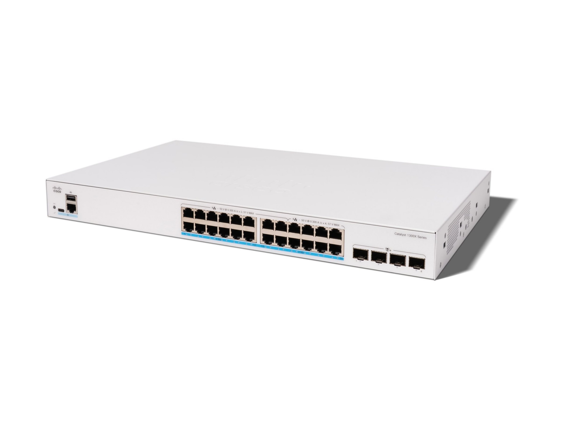 Cisco Catalyst 1300X-24MU-4X - switch - 24 ports - managed - rack-mountable