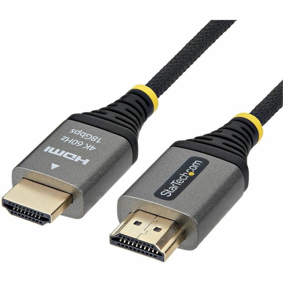 StarTech 6ft (1.8m) Premium Certified High Speed HDMI Cable, Ultra Flexible