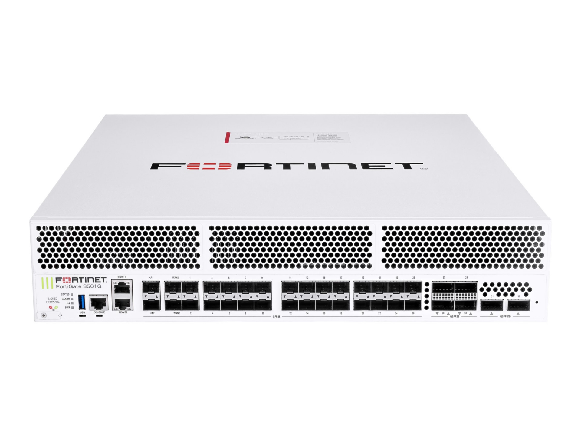 Fortinet FortiGate 3501G - security appliance - with 3 years FortiCare Prem