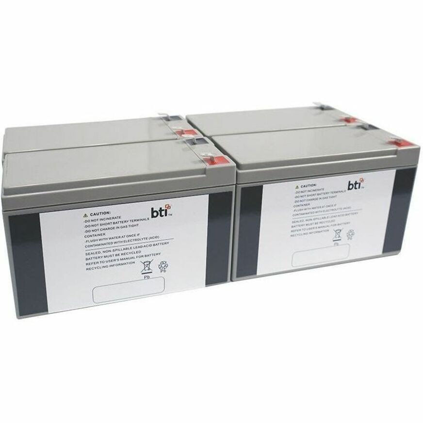 BTI 12V9AH-T2-BATT-PK4-TAA 12V 9A 4-CELL LEAD ACID UPS BATTERY FOR 12V9AH-T