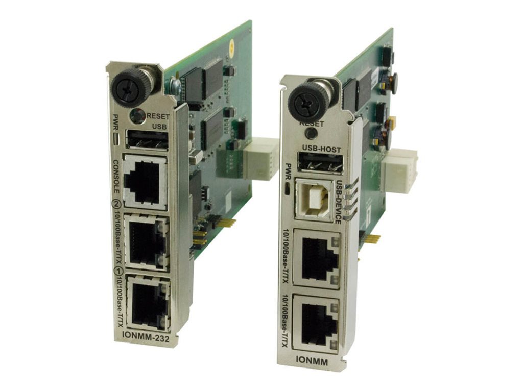 Lantronix IONMM Series - management module - 10Mb LAN, 100Mb LAN - TAA Comp